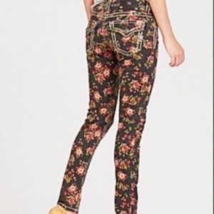 Floral miss me skinny jeans